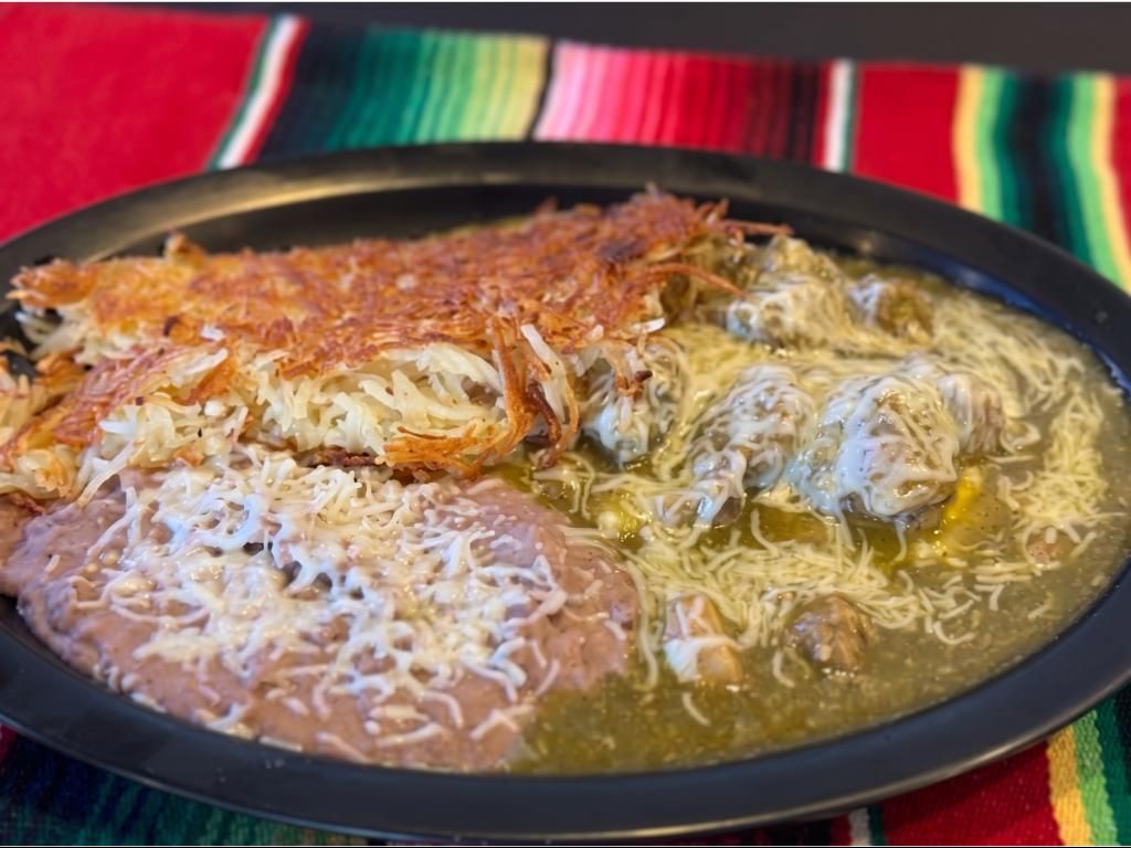 Chile Verde and Eggs.