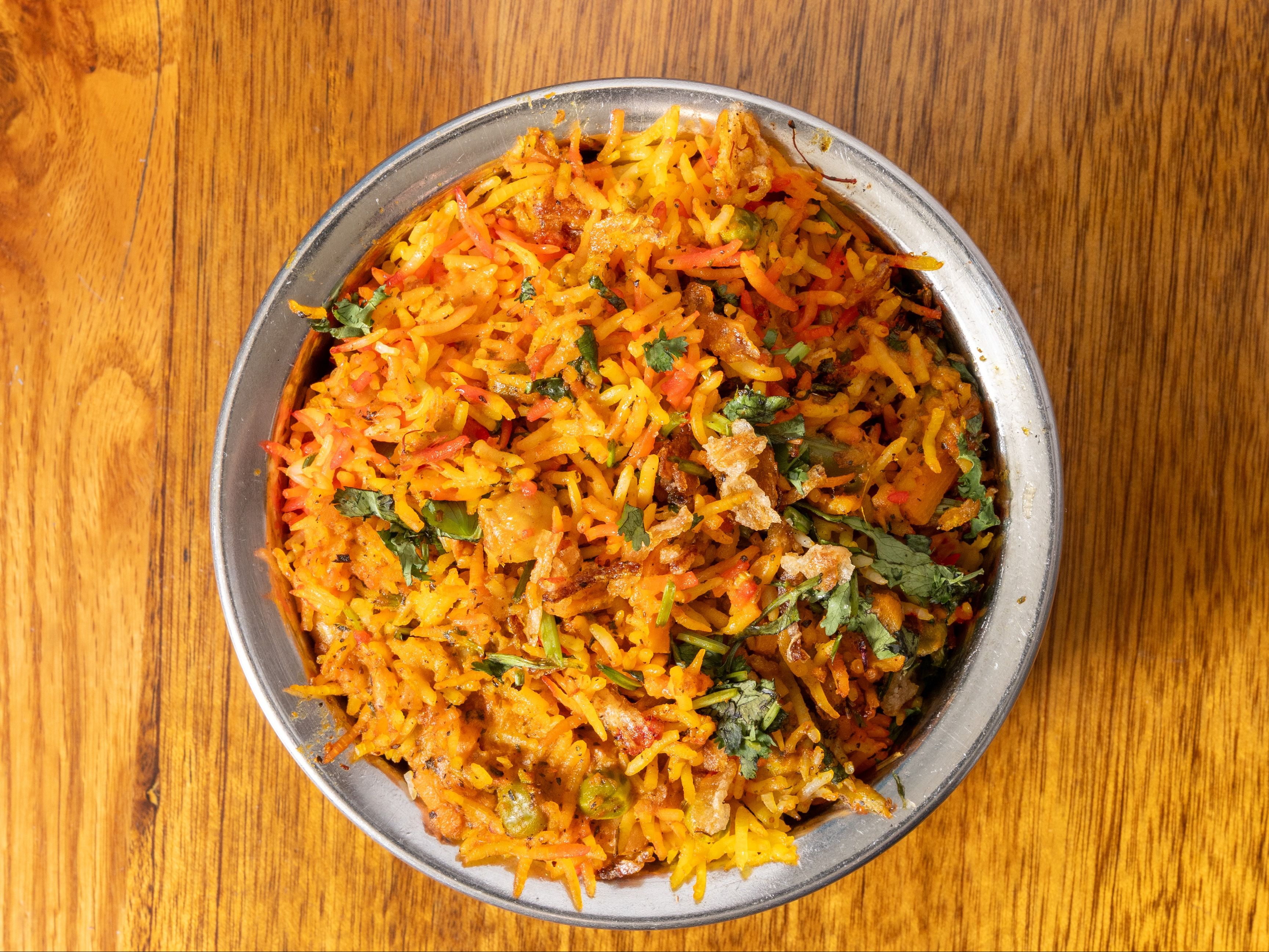 Vegetable Biryani.