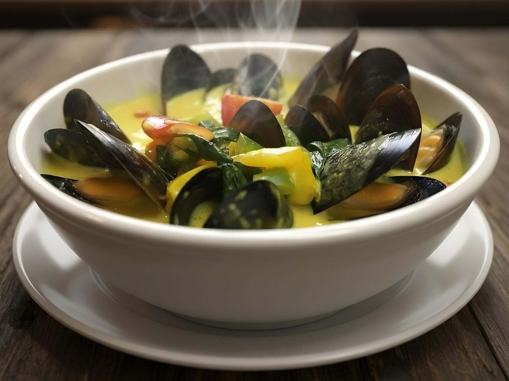 Mussel Galangal Soup.