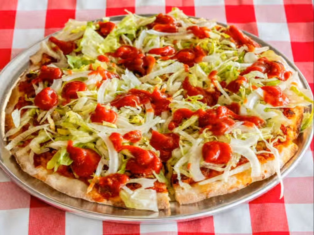 Large 16" Taco Pizza.