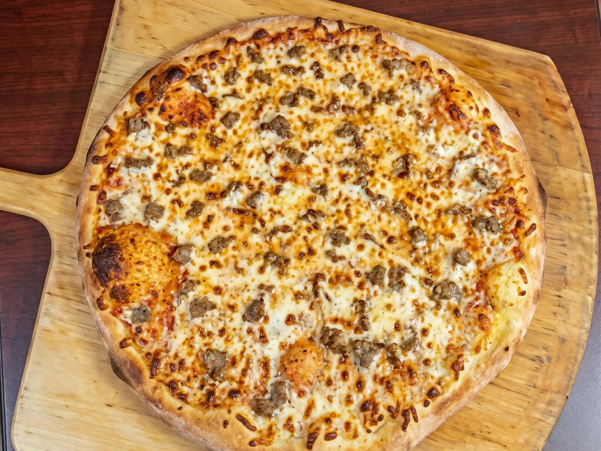 Sausage Pizza.