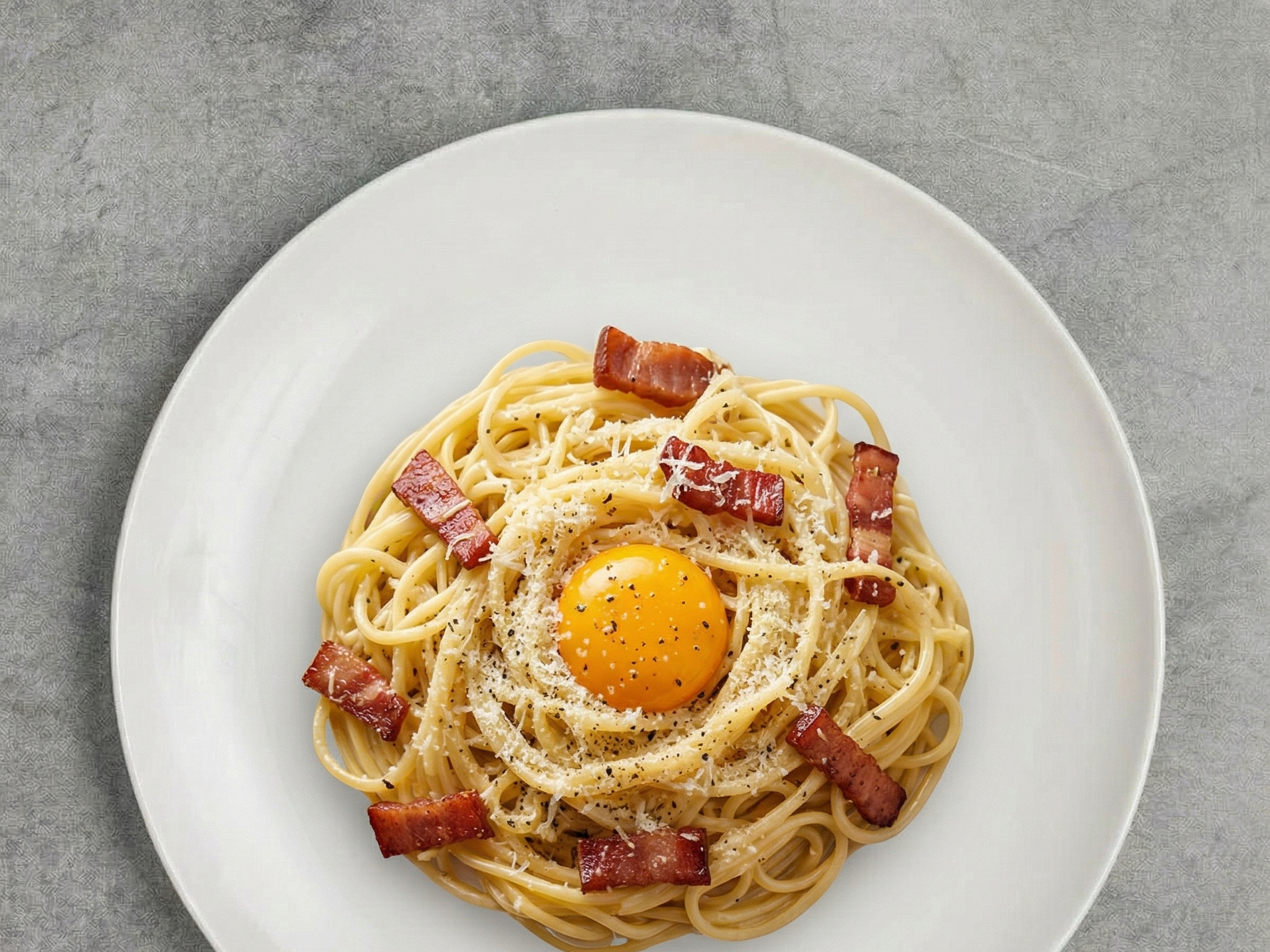 Pasta Carbonara.