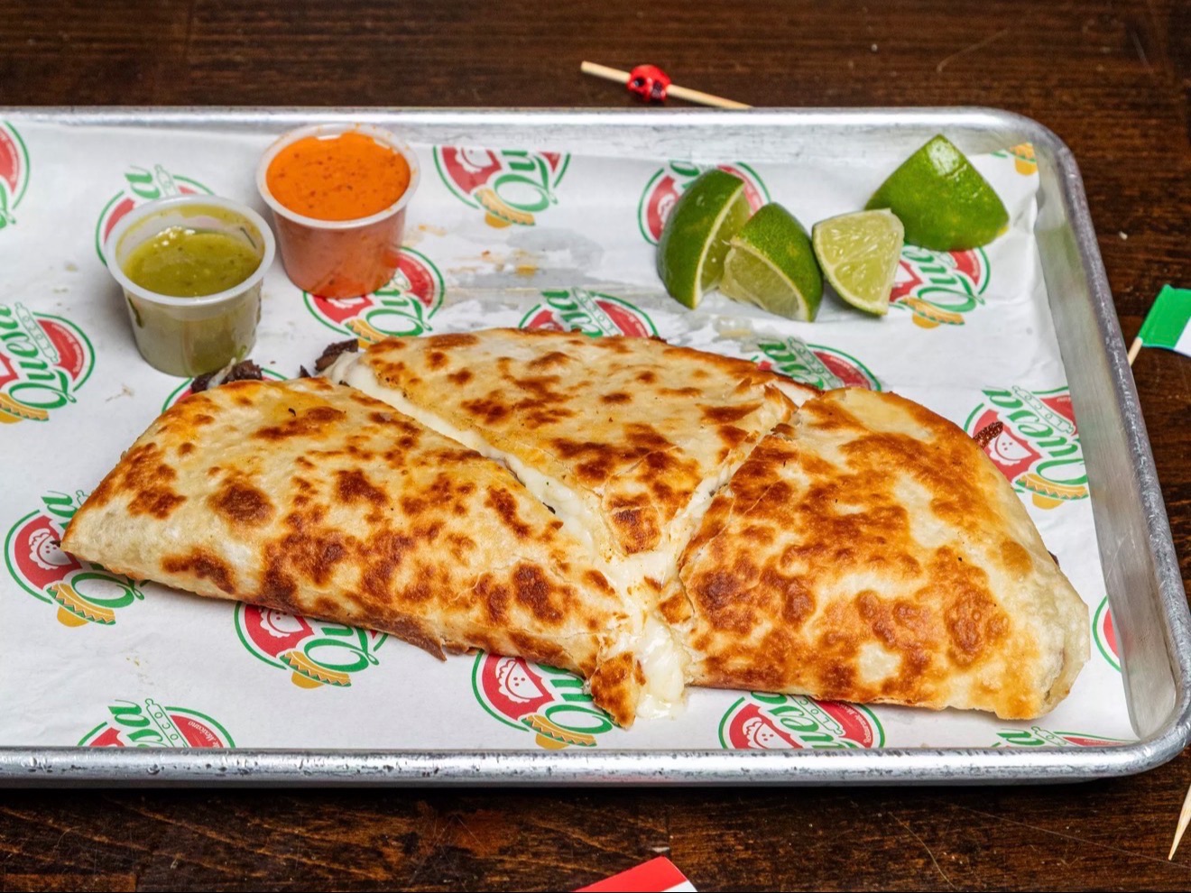 Cheese Quesadilla.