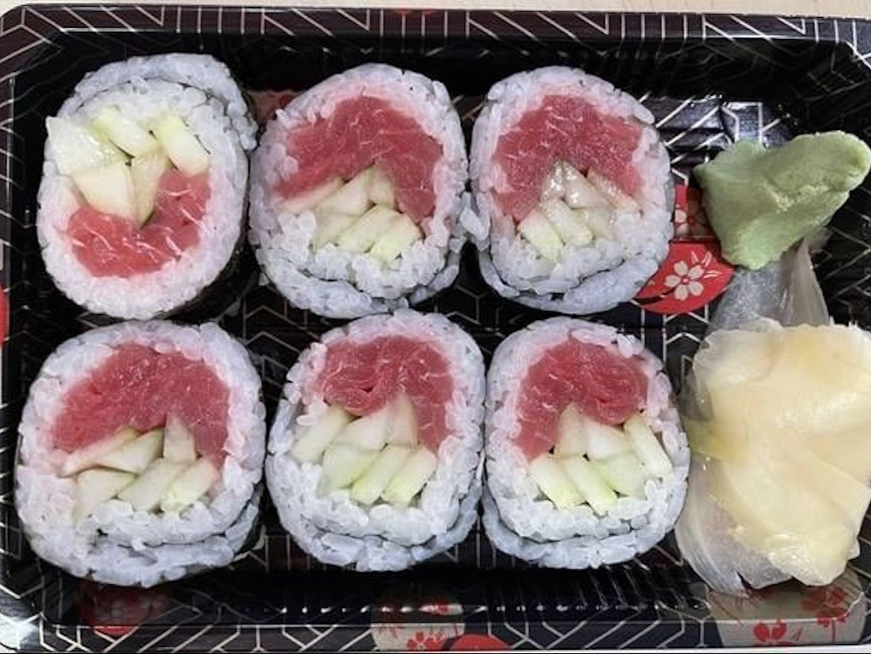 Golden Spicy Tuna Roll.