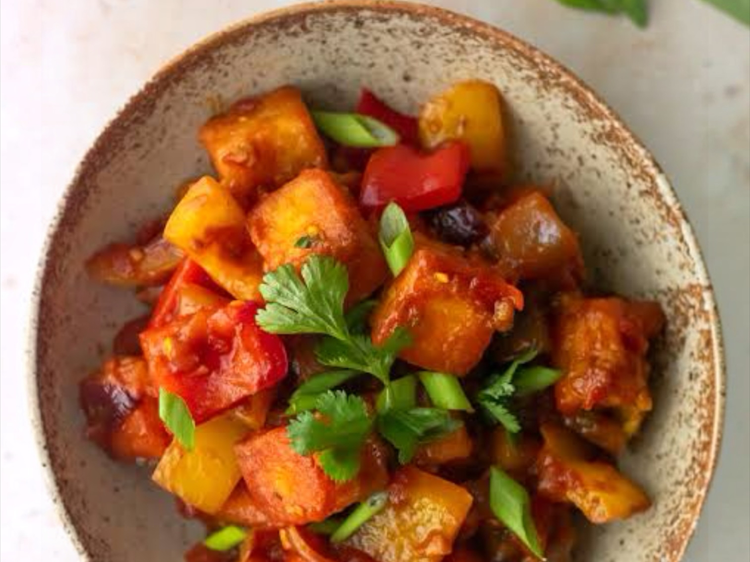 Chilli Panner or Chicken.