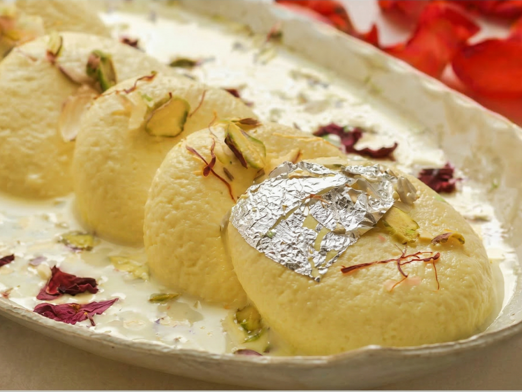 Rasmalai (3 Peices).