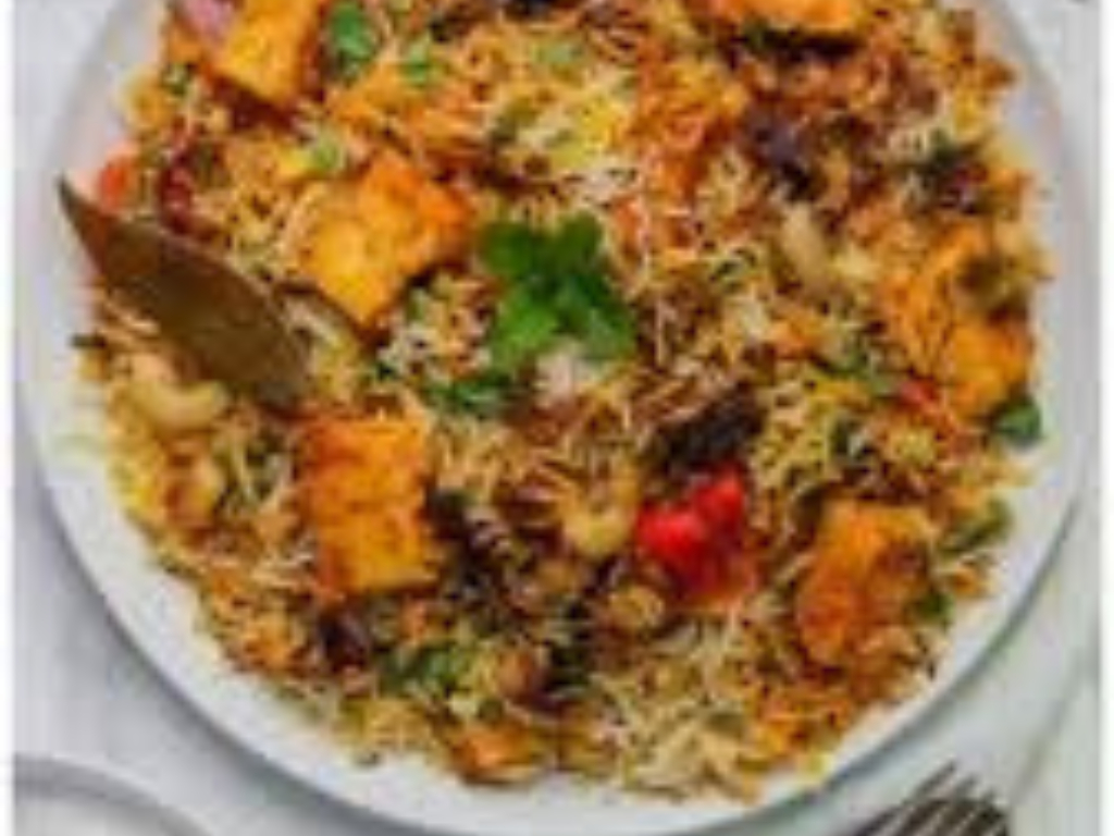 Paneer Biryani.