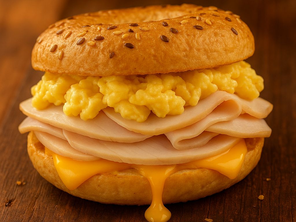 Turkey, Egg & Cheese.