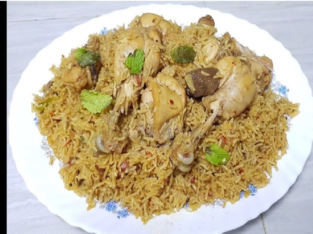 Chicken Fry Piece Pulav.