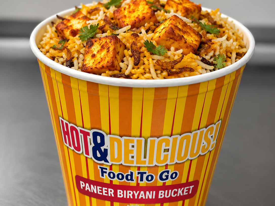 Paneer Biryani (In Bucket).