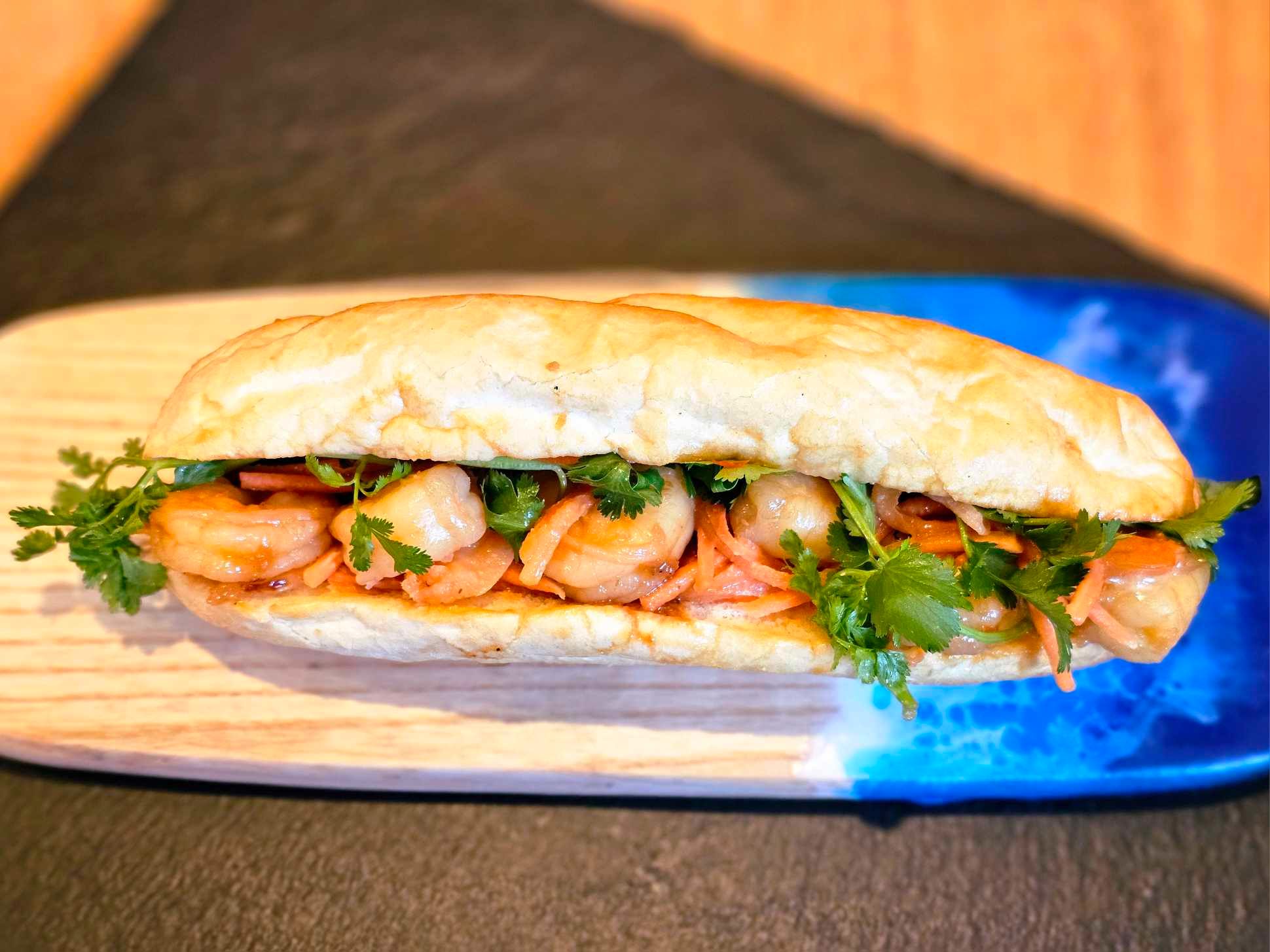 Shrimp Banh Mi.