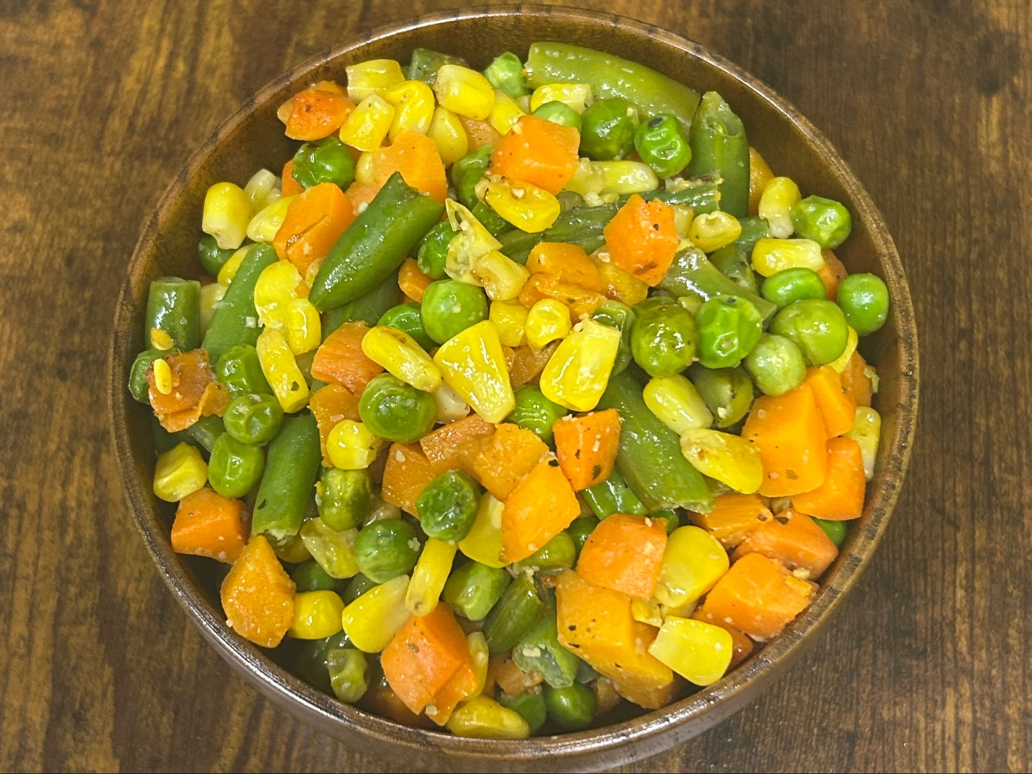 Side Mixed Vegetable Salad.