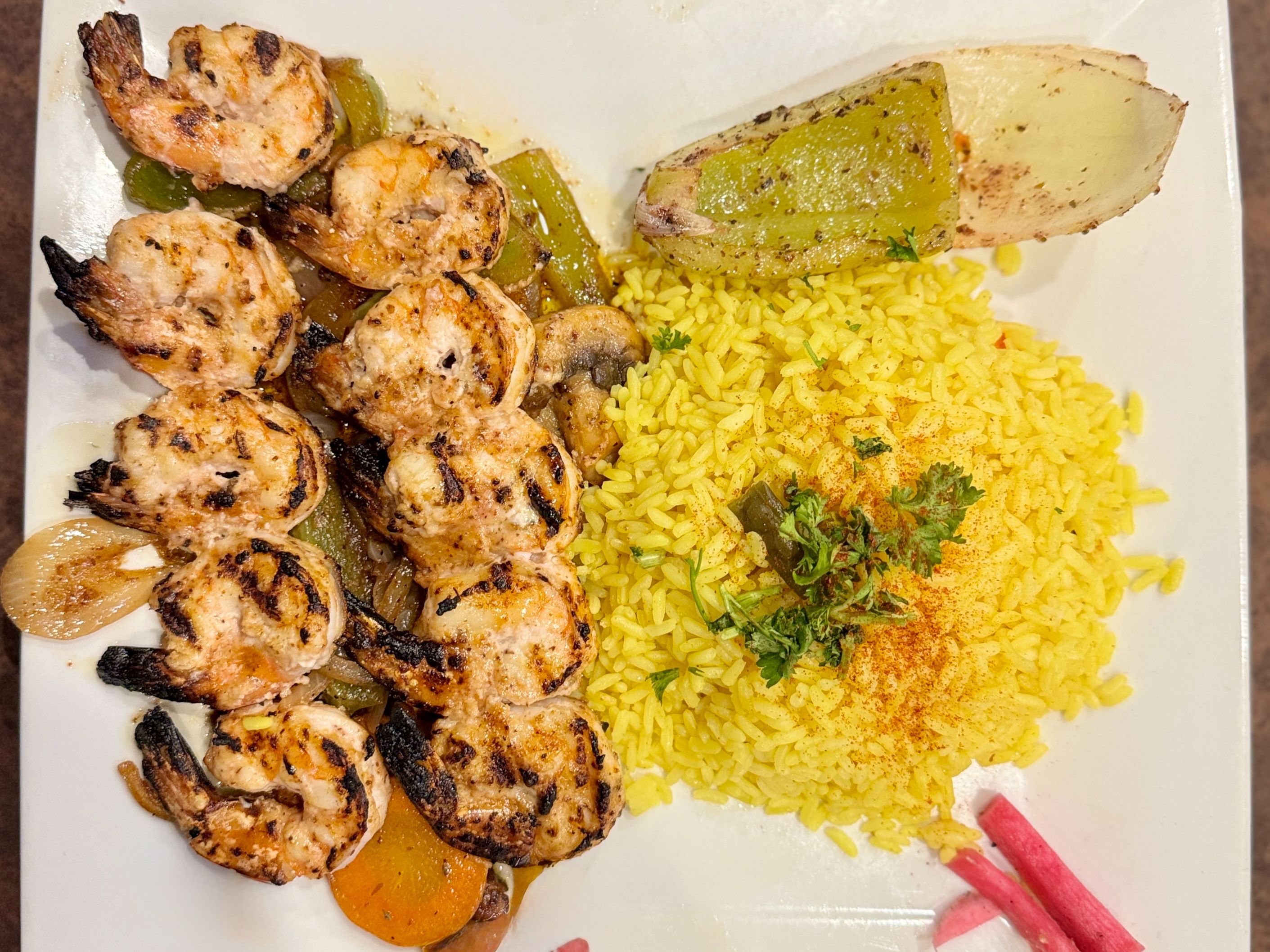 Lunch Grilled Shrimp.