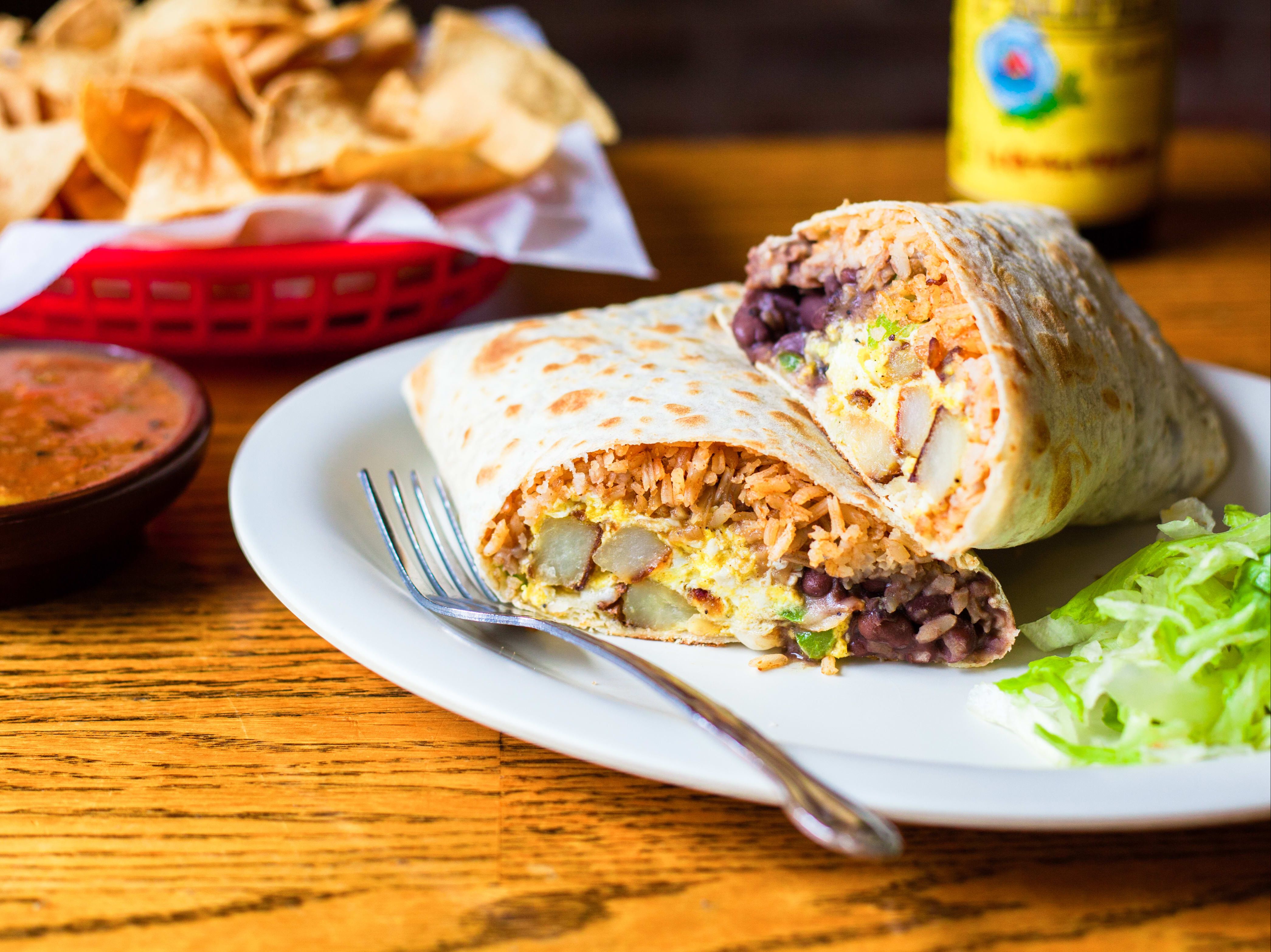 Special Breakfast Burrito