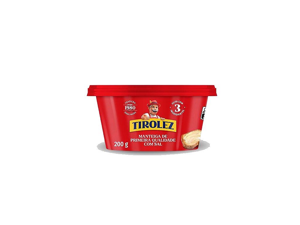 Manteiga c/ Sal Tirolez - 200g.