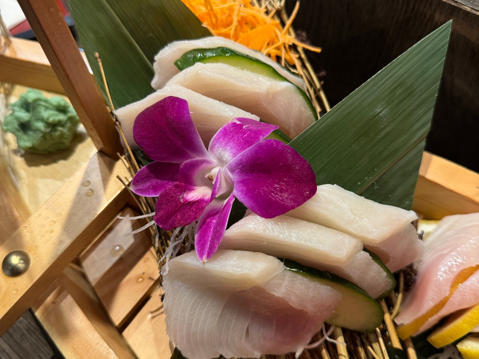Hamachi Sashimi.