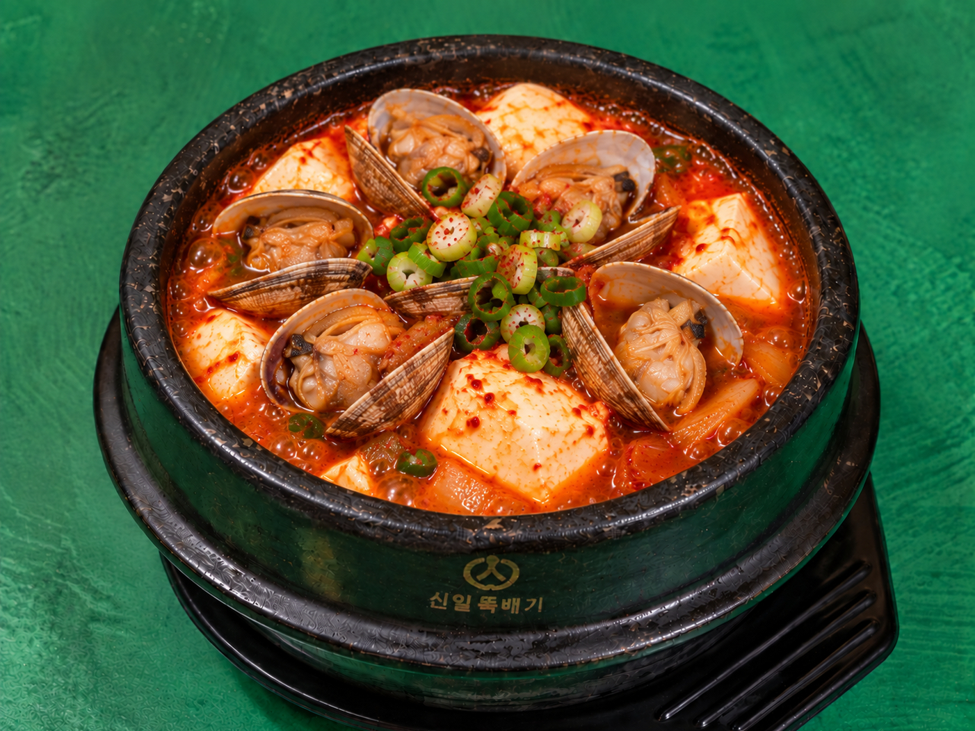 Clam Soft Tofu Soup.