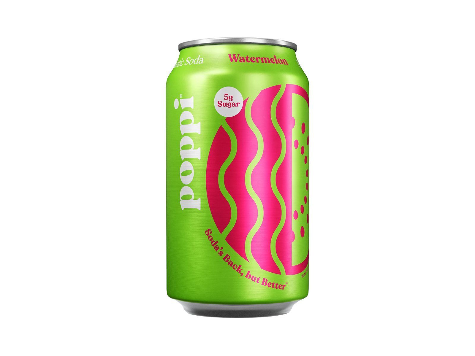 Poppi Watermelon - 12oz Can.