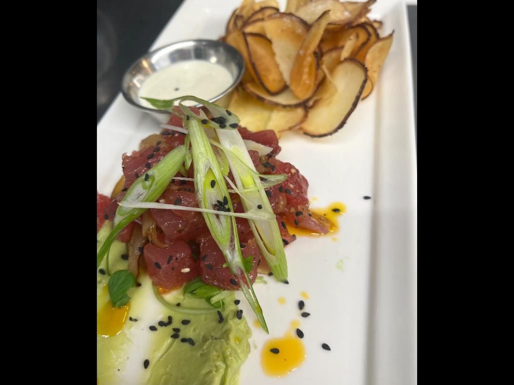 Ahi Tuna Tar Tar.