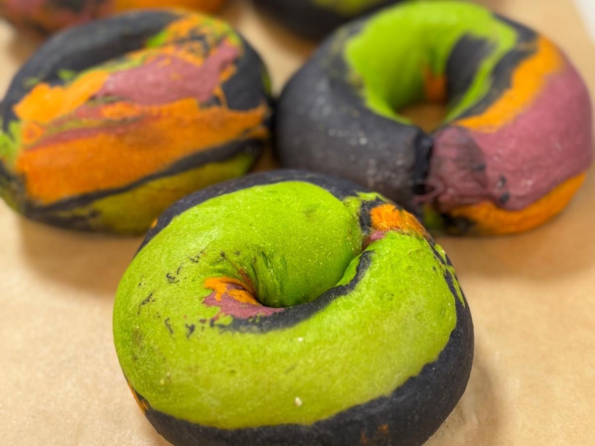 Monster Halloween Bagel