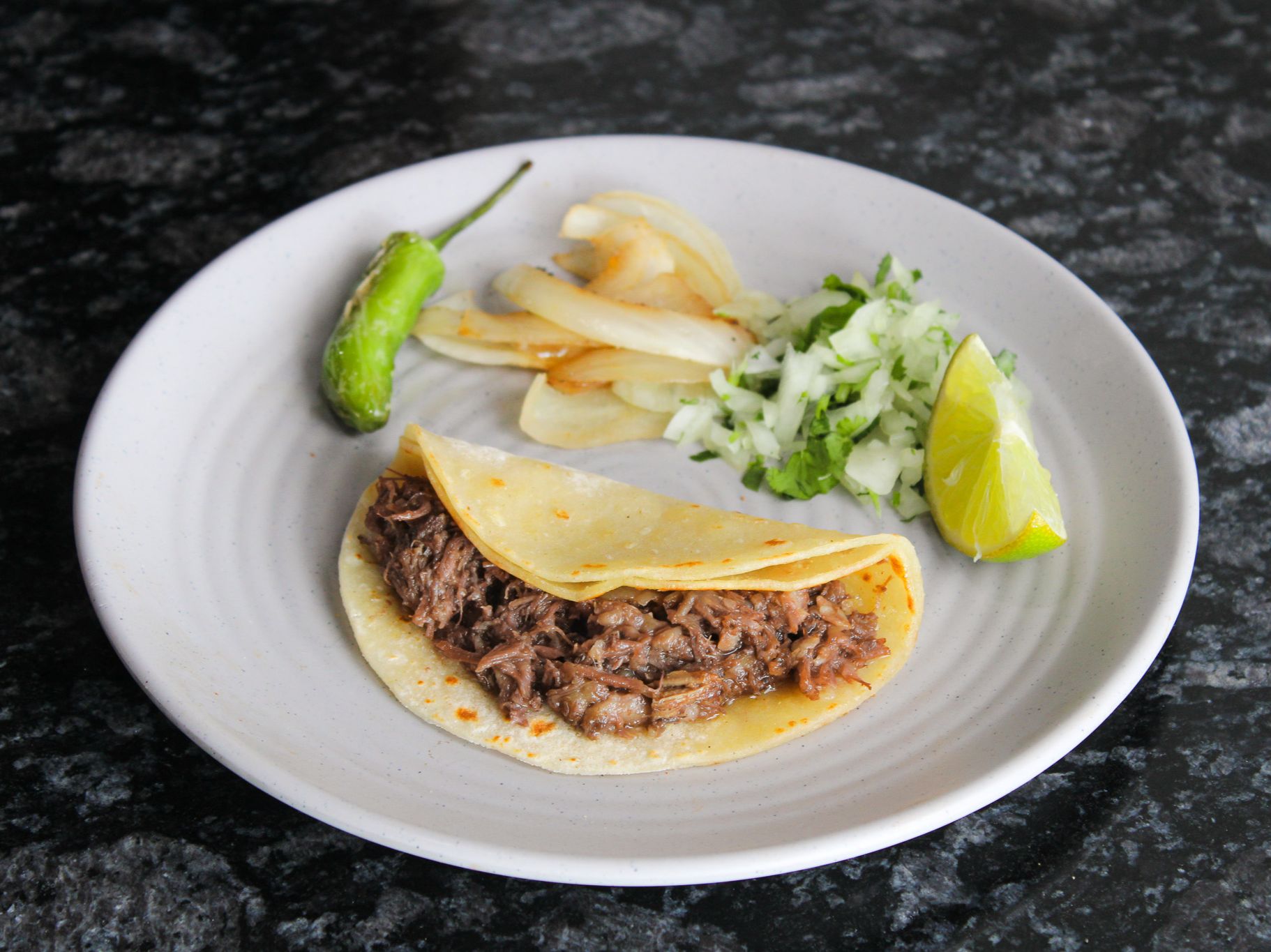 Taco Barbacoa.