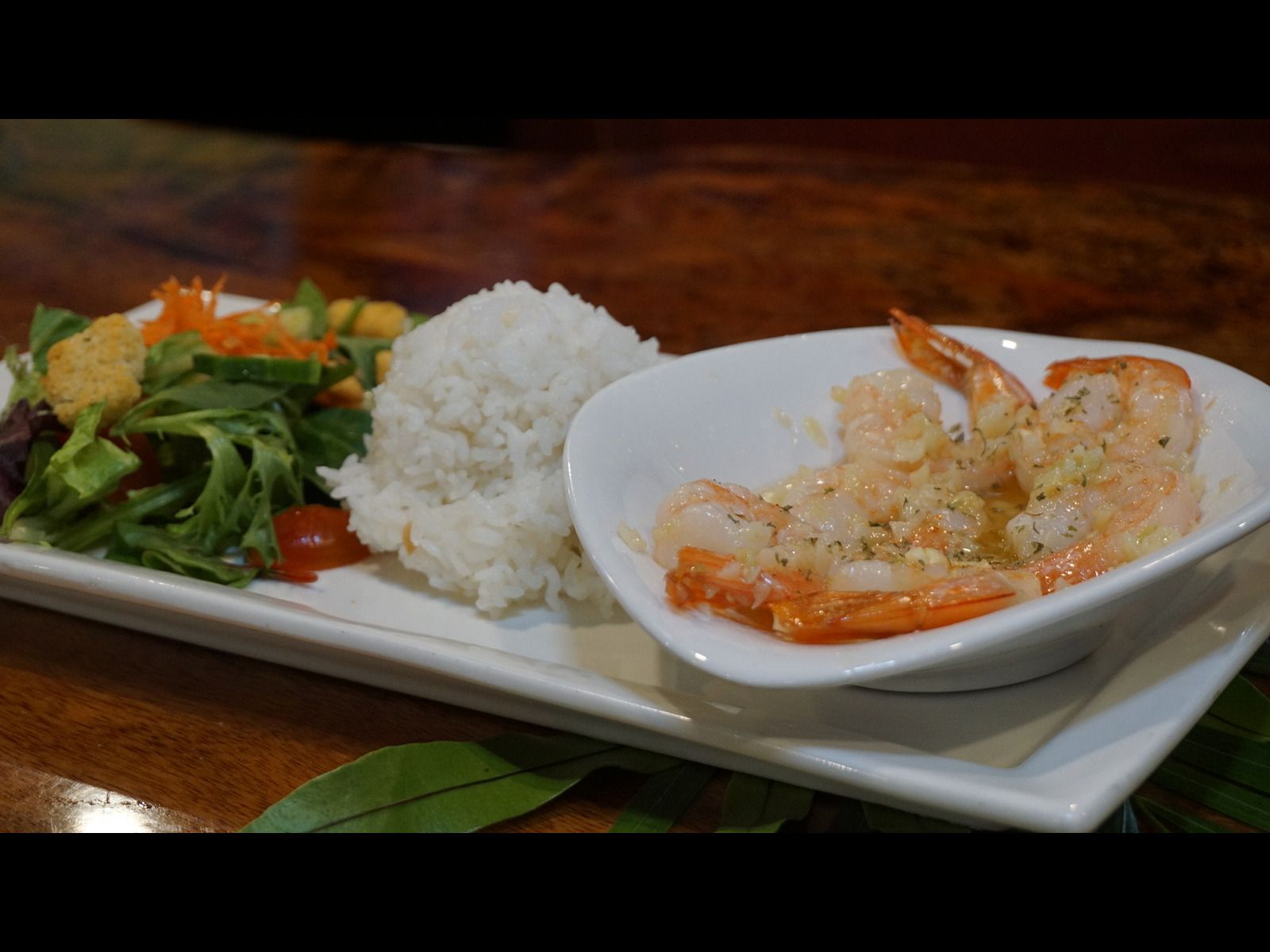 Garlic Butter Shrimp Plate