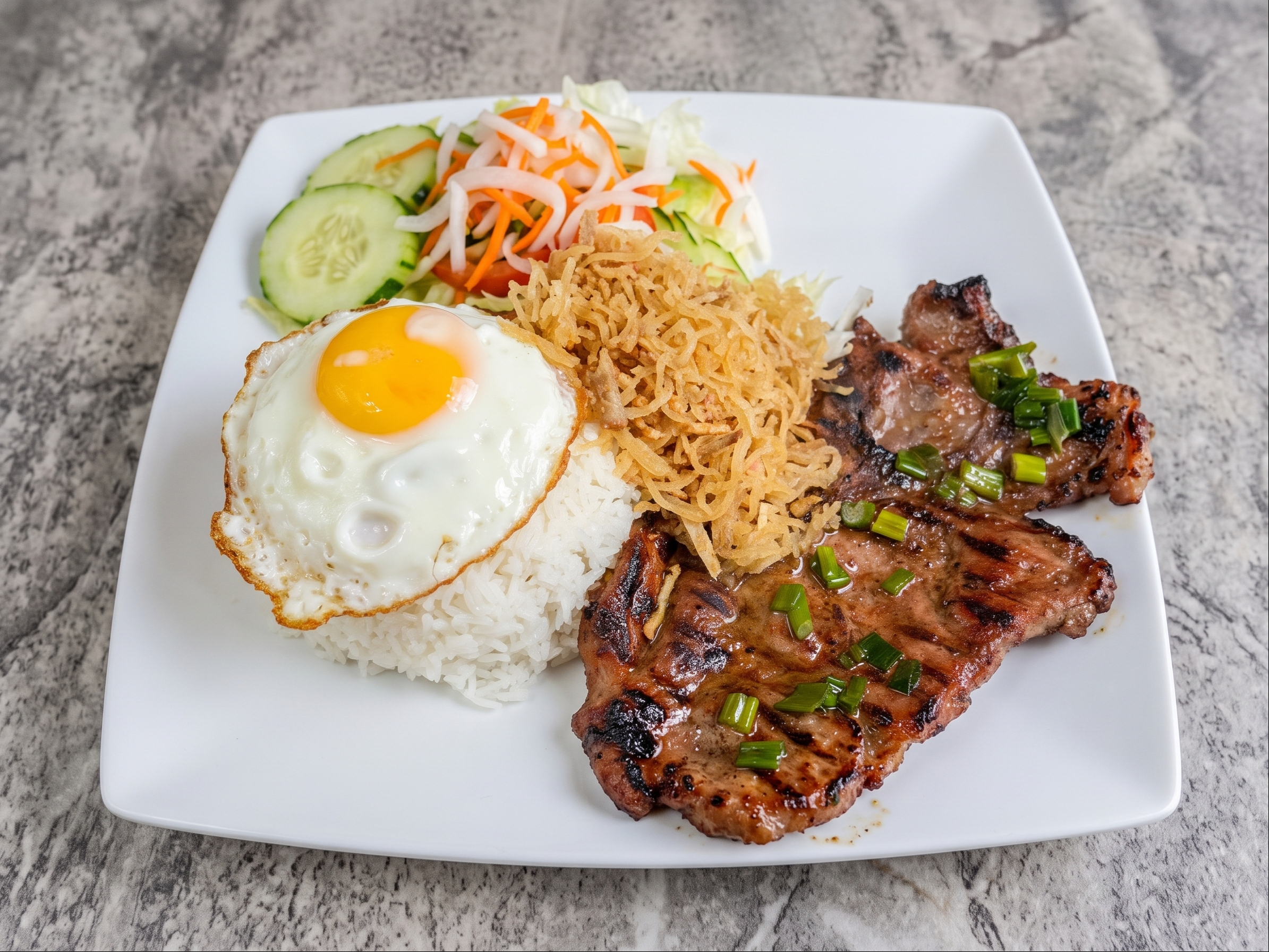 C2. Grilled Pork Plate.