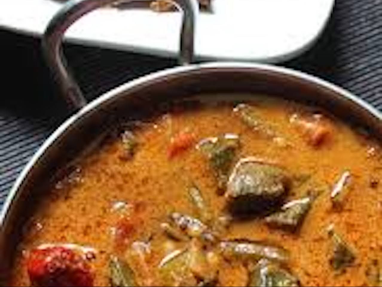 #09 Combo Plate -  Channa Spinach Curry & Lamb Curry
