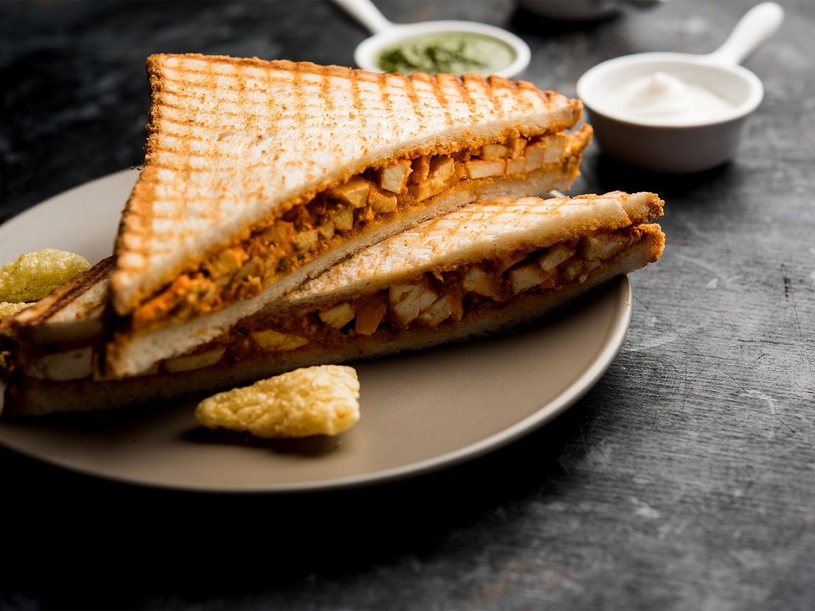 Paneer Sandwich.