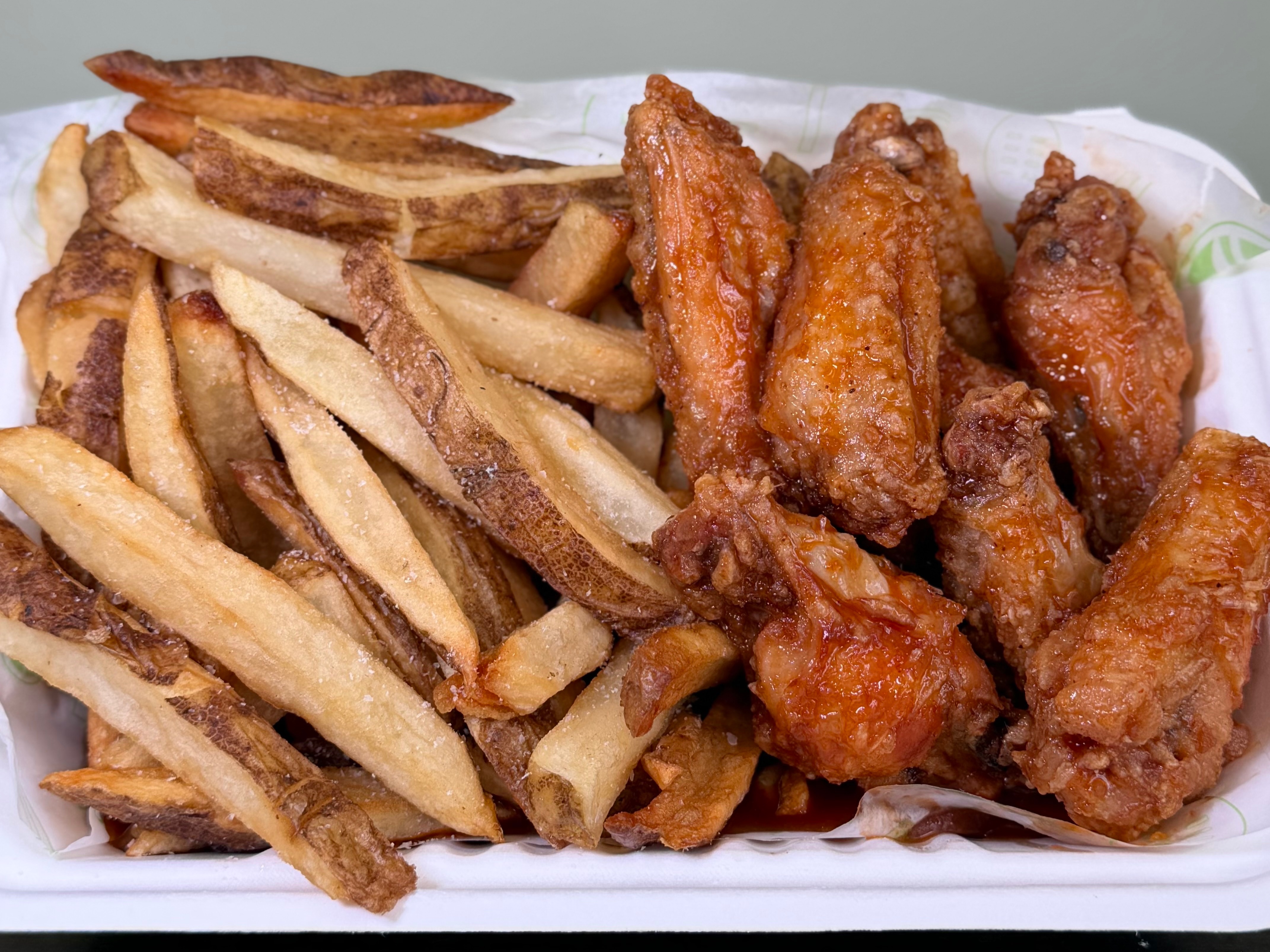 Wings & fries.