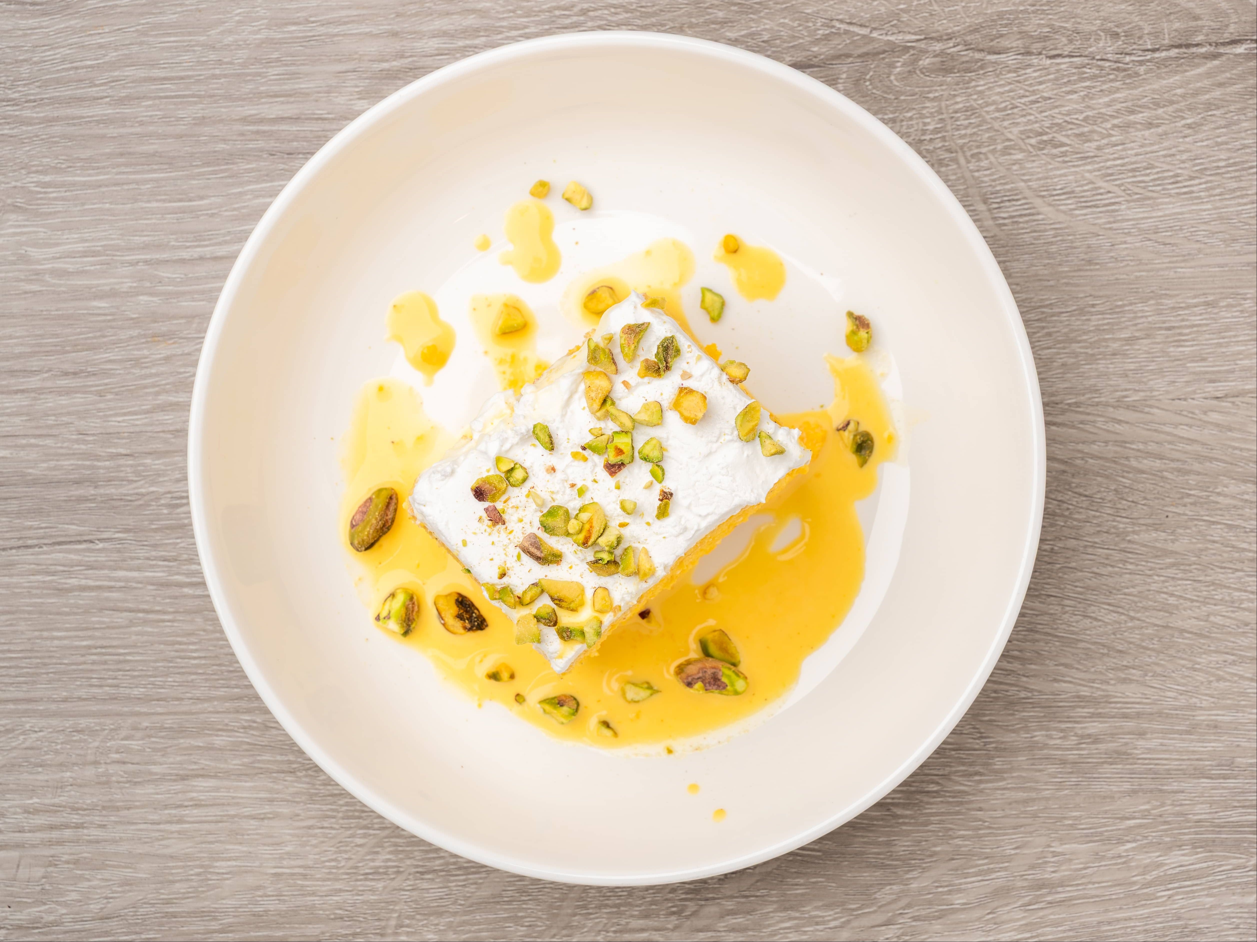 Saffron Cardamon Tres Leches.