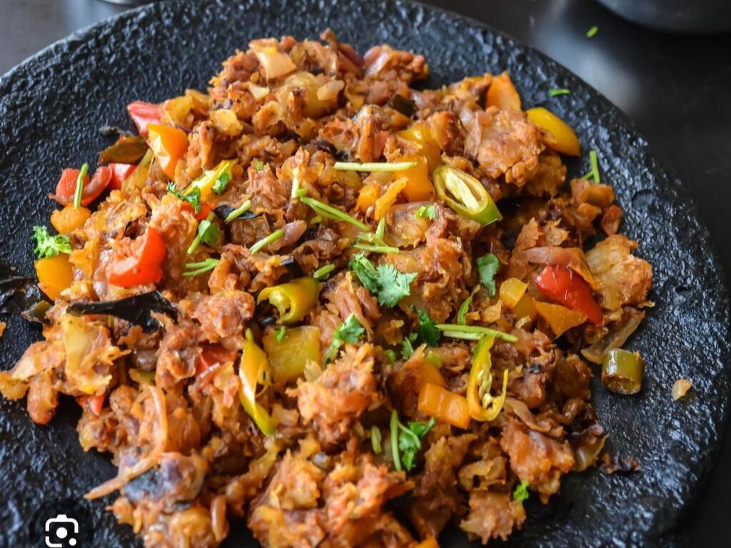 Egg Kothu Parotta.