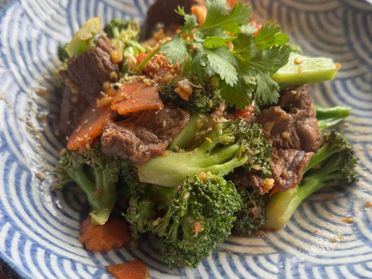 American Broccoli Sauce (Don't Forget to Order Rice).