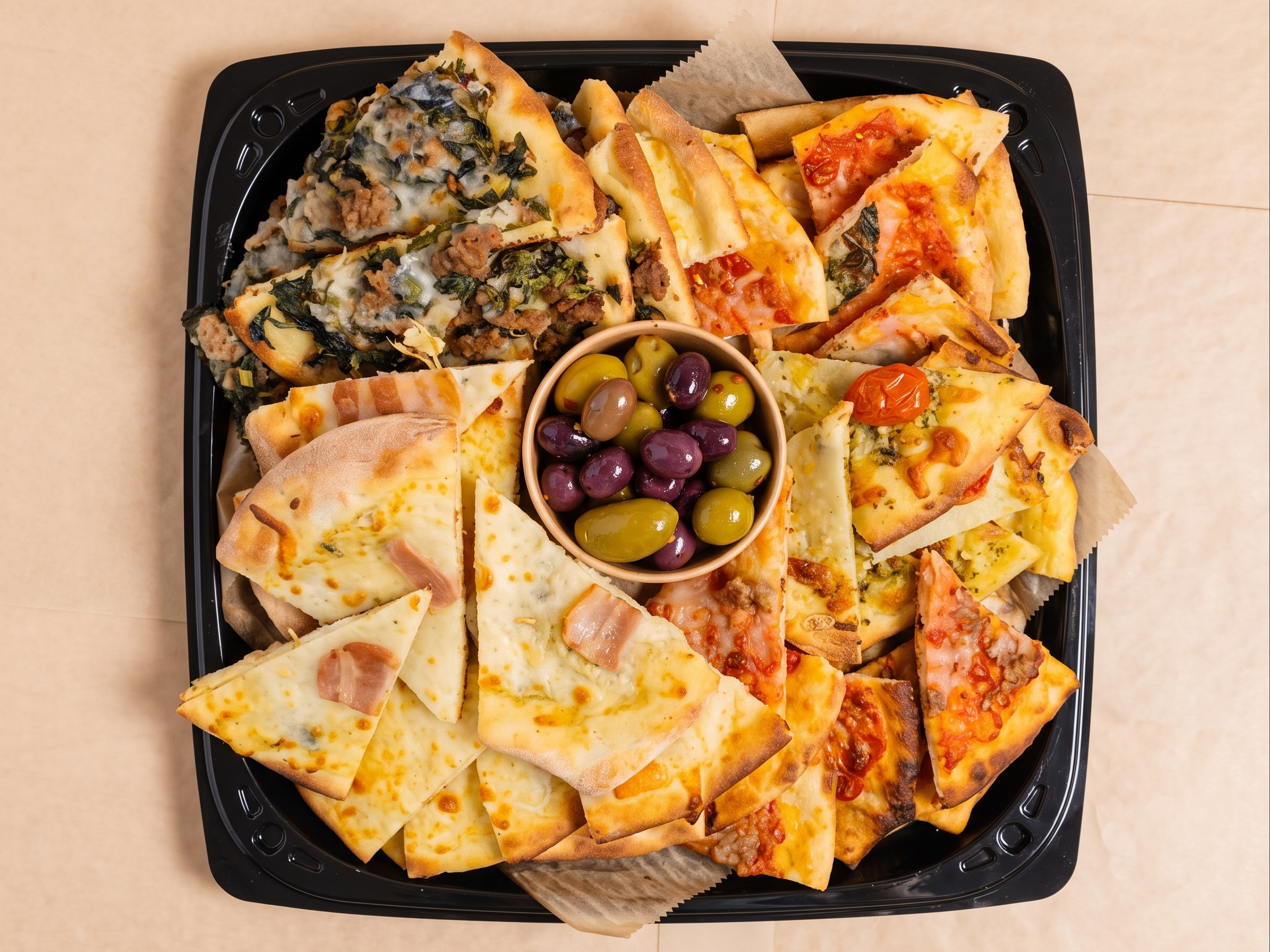 Specialty Pizza Platter.