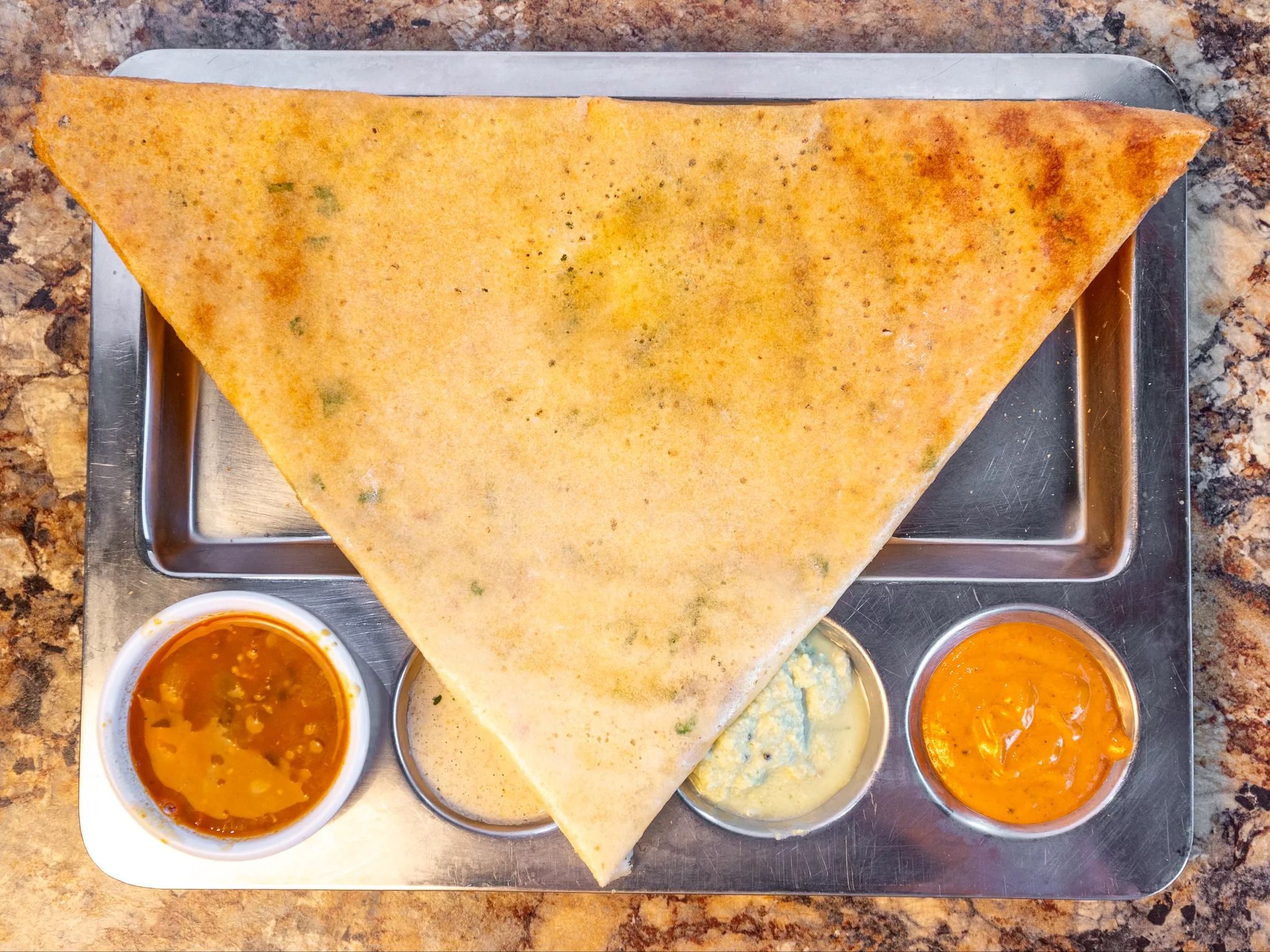 Onion Masala Dosa.