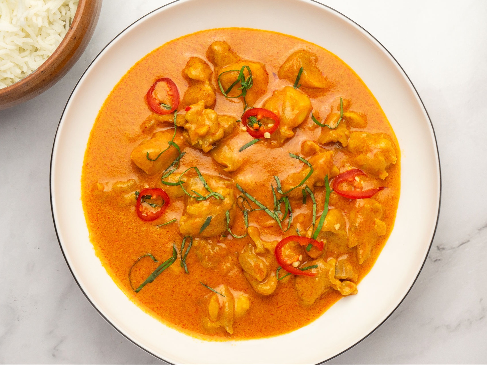 Chicken Panang Curry.