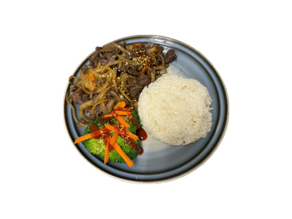 Beef Bulgogi (Rice Plate).