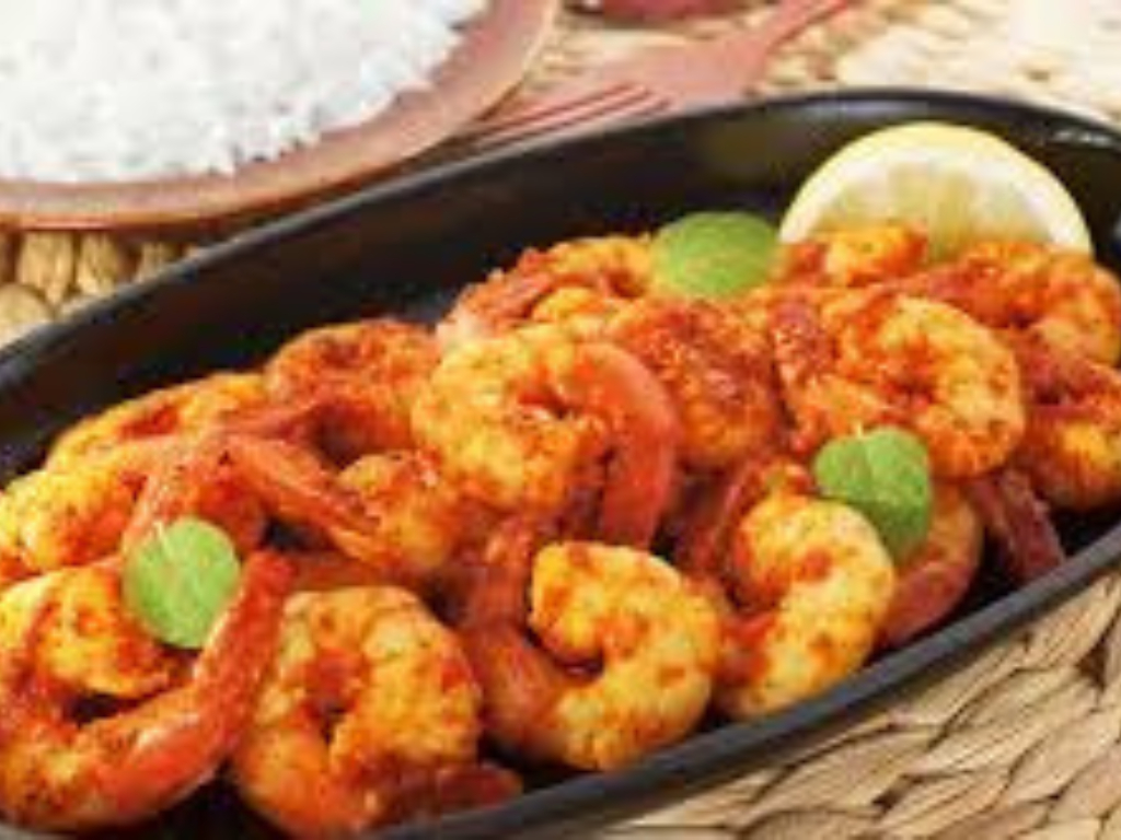 Shrimp Tandoori.