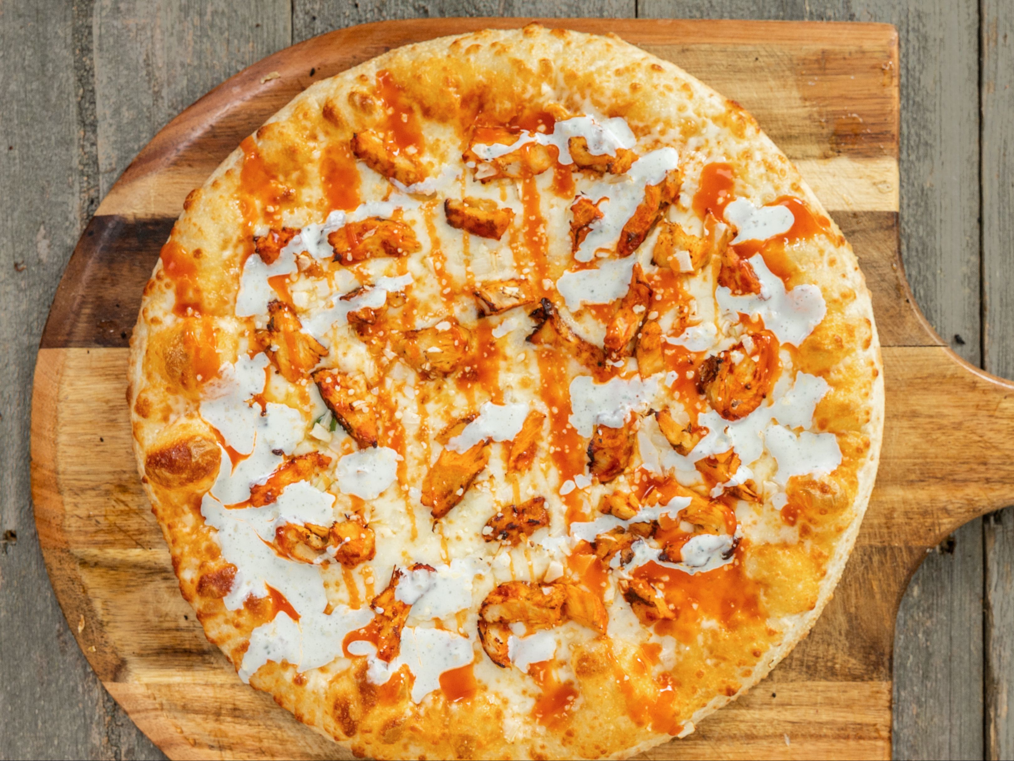 Buffalo Chicken Pizza.