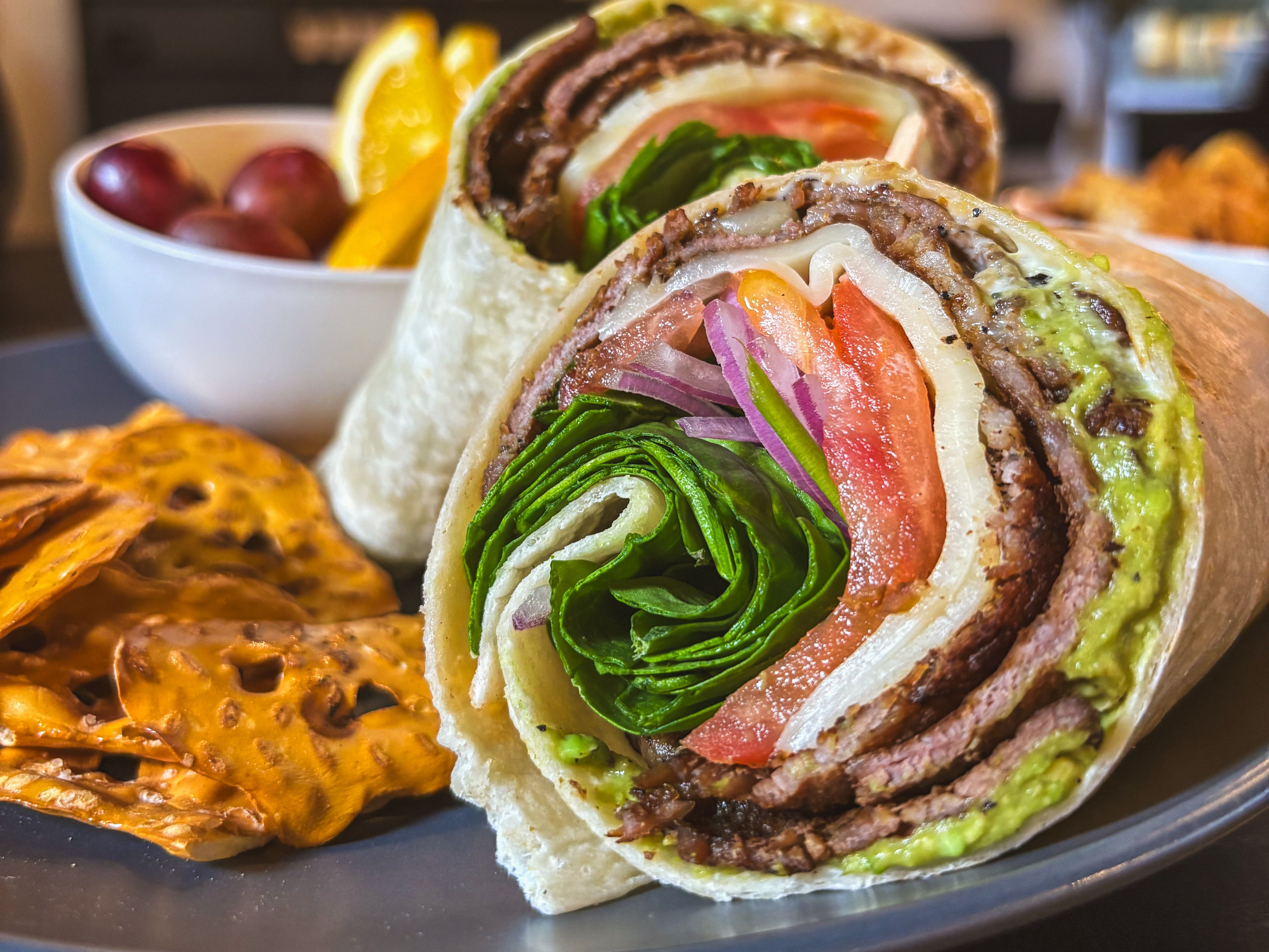 Steak Wrap Combo.