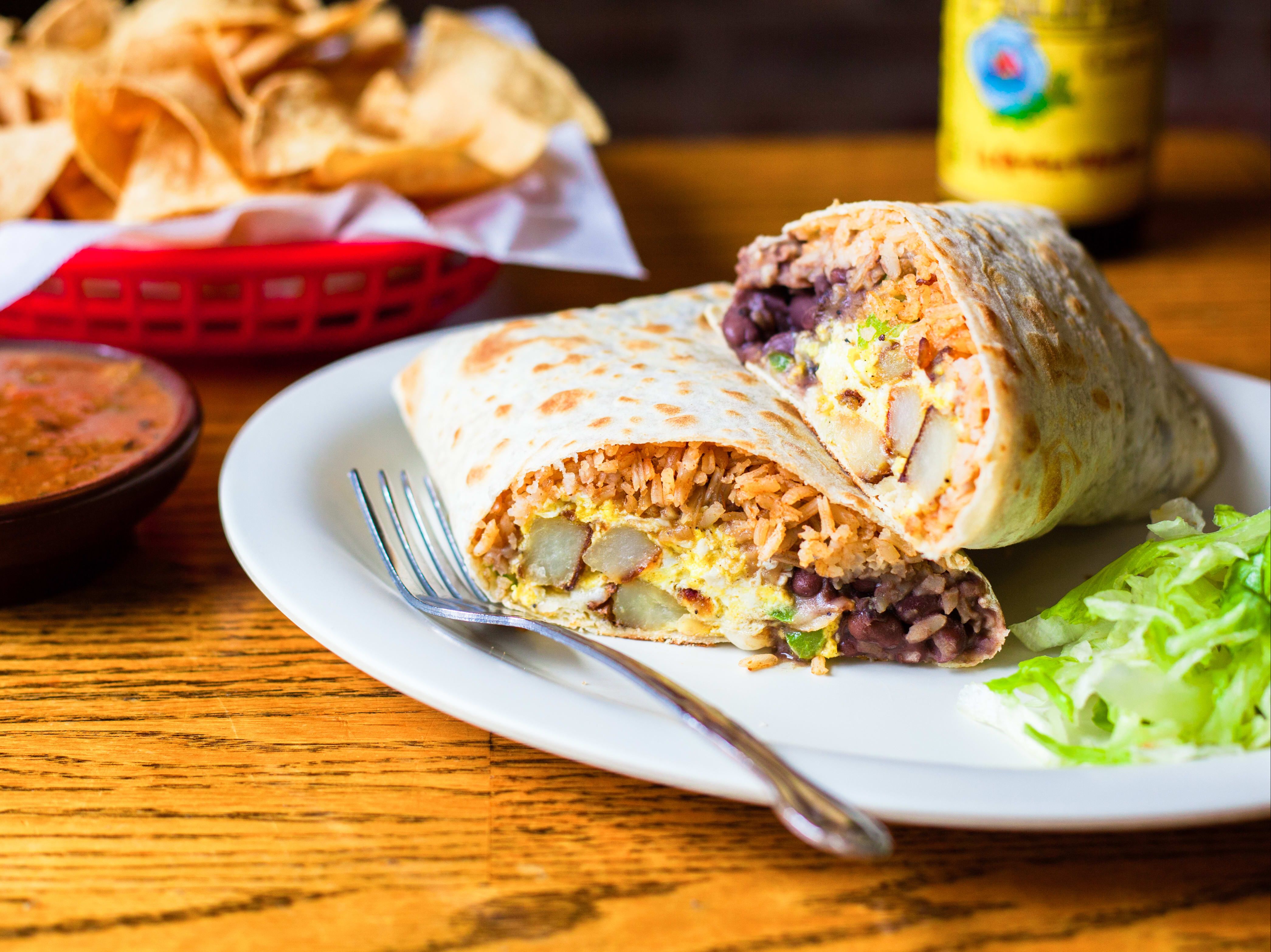 Special Breakfast Burrito Grande