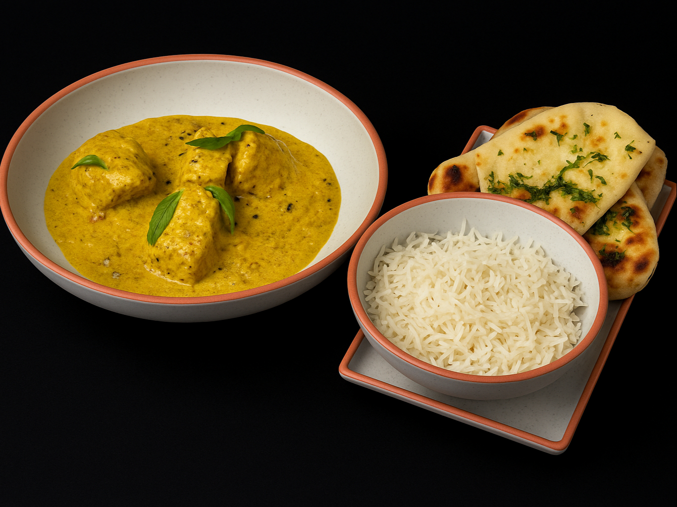 Rich White Butter Chicken.