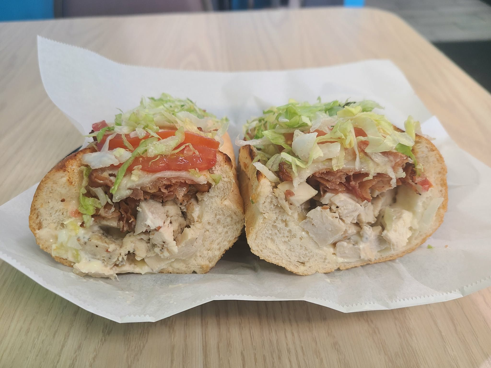 #20 Grilled Chicken And Bacon Hoagie.