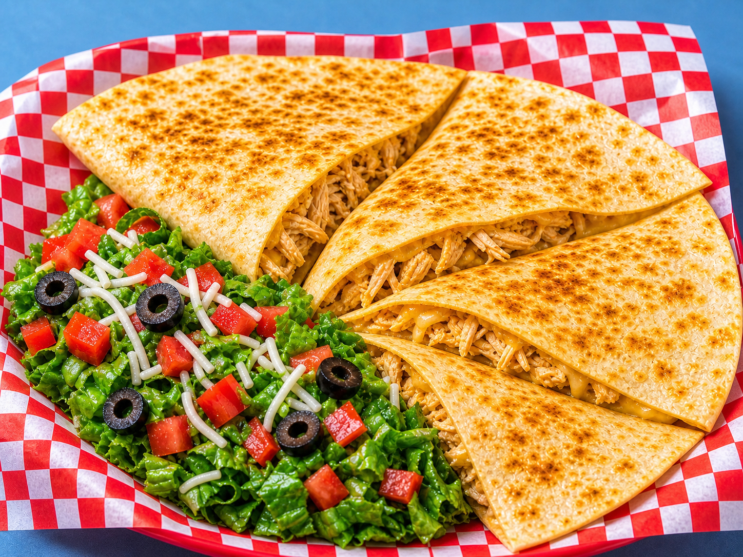 Chicken Quesadilla.