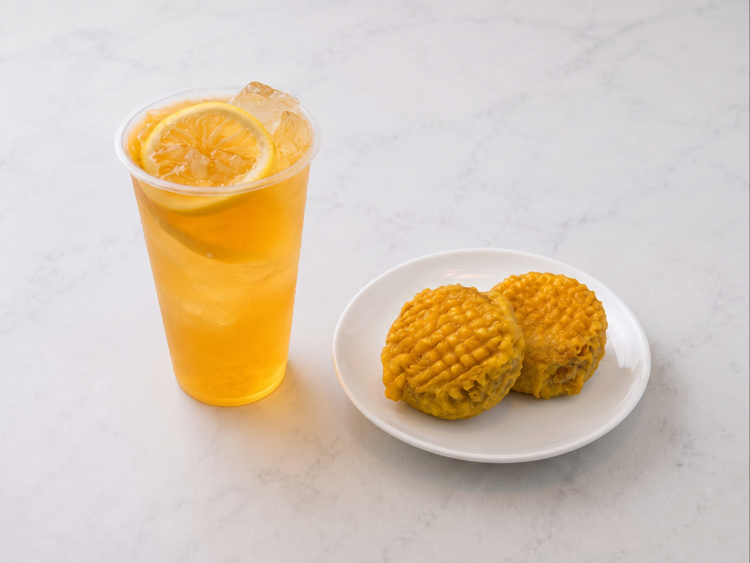 Fried Taro + Drink.