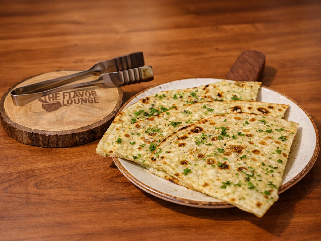 Garlic Cilantro Naan.