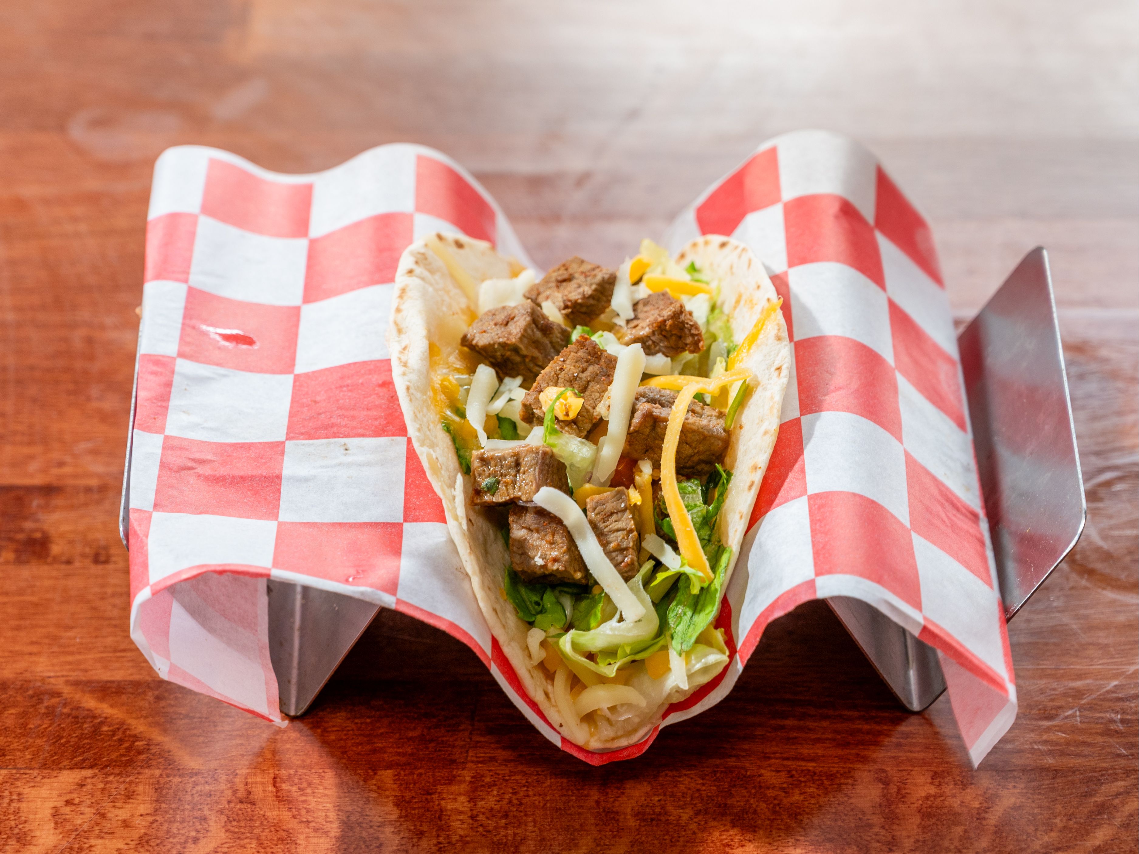 Single Taco Steak.