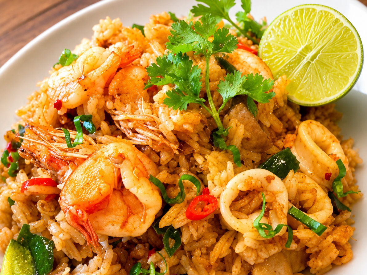 Tom Yum Fried Rice.