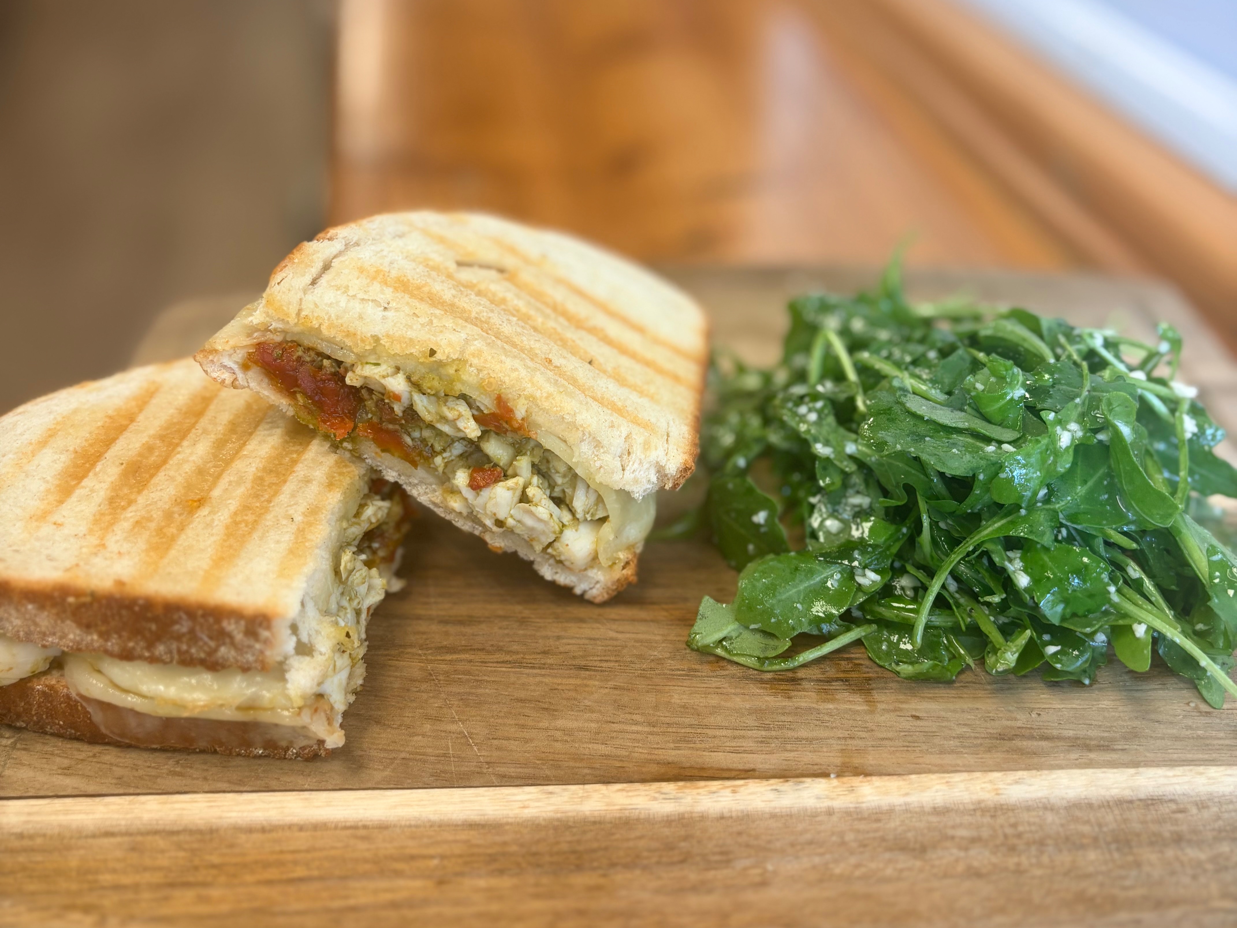 Chicken Pesto Melt.