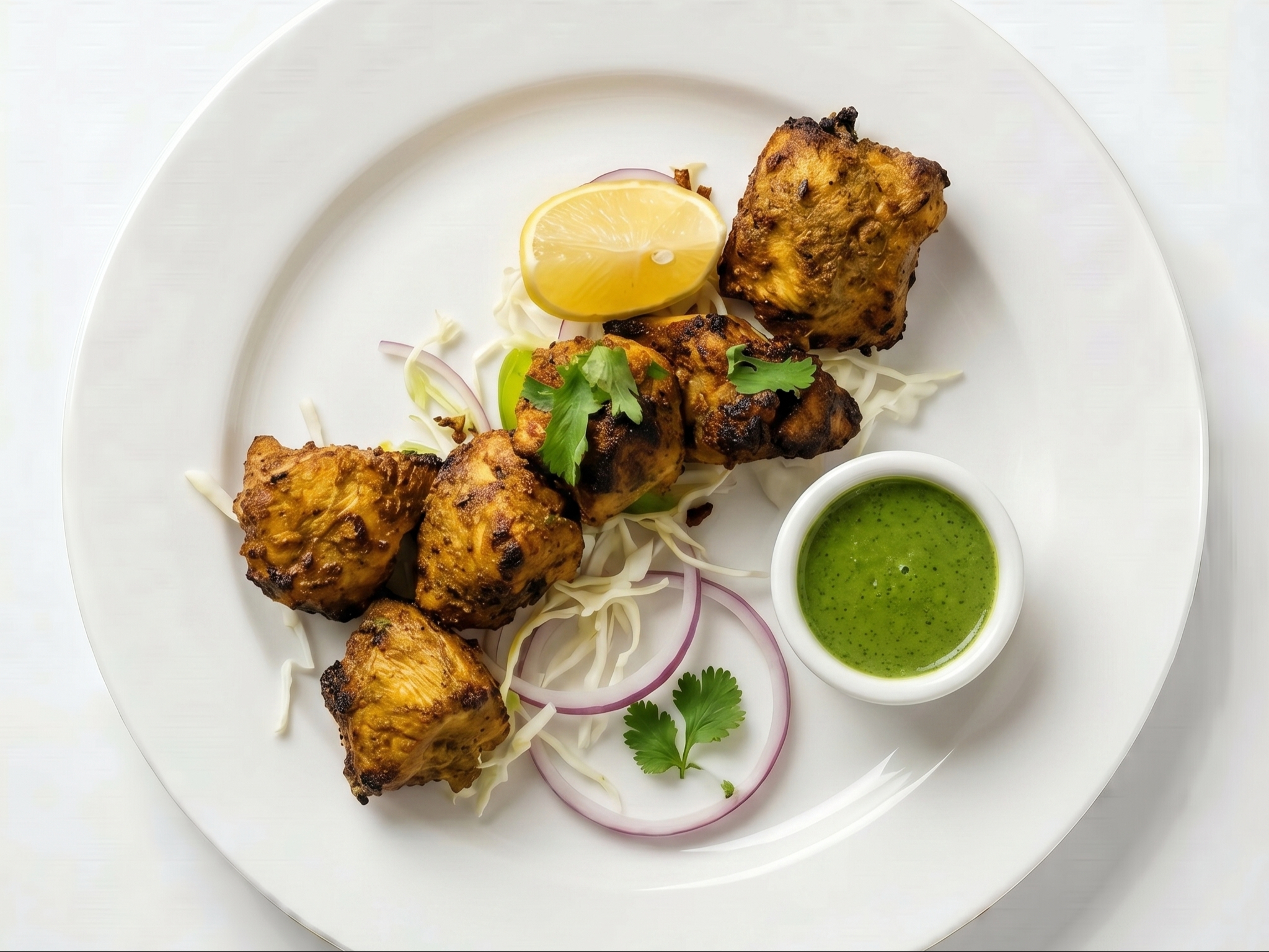Gongura Chicken Kebab.